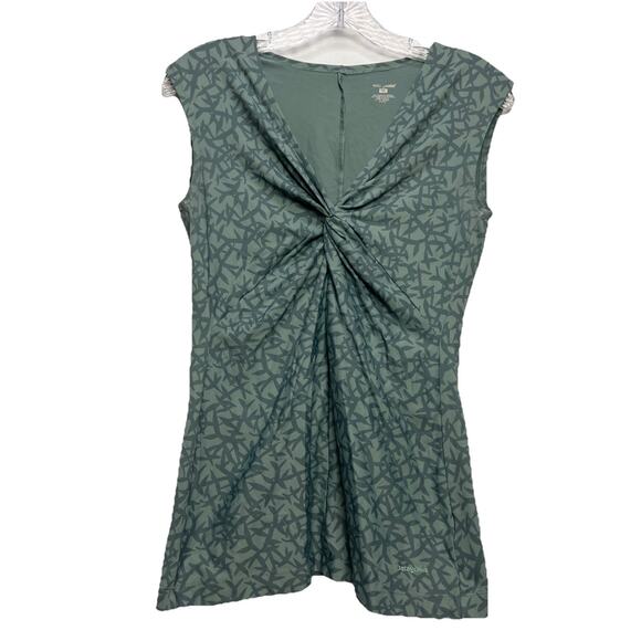 Patagonia Tops - PATAGONIA Women's Size Medium M Twist Front Bandha Sleeveless Top Outdoor Green